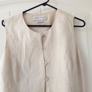 Linen Sleeveless Pantsuit